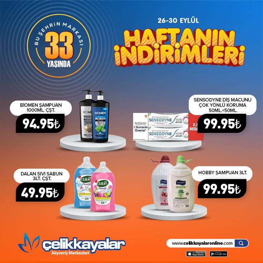 Çelikkayalar market, merakla beklenen indirim listesini duyurdu 13